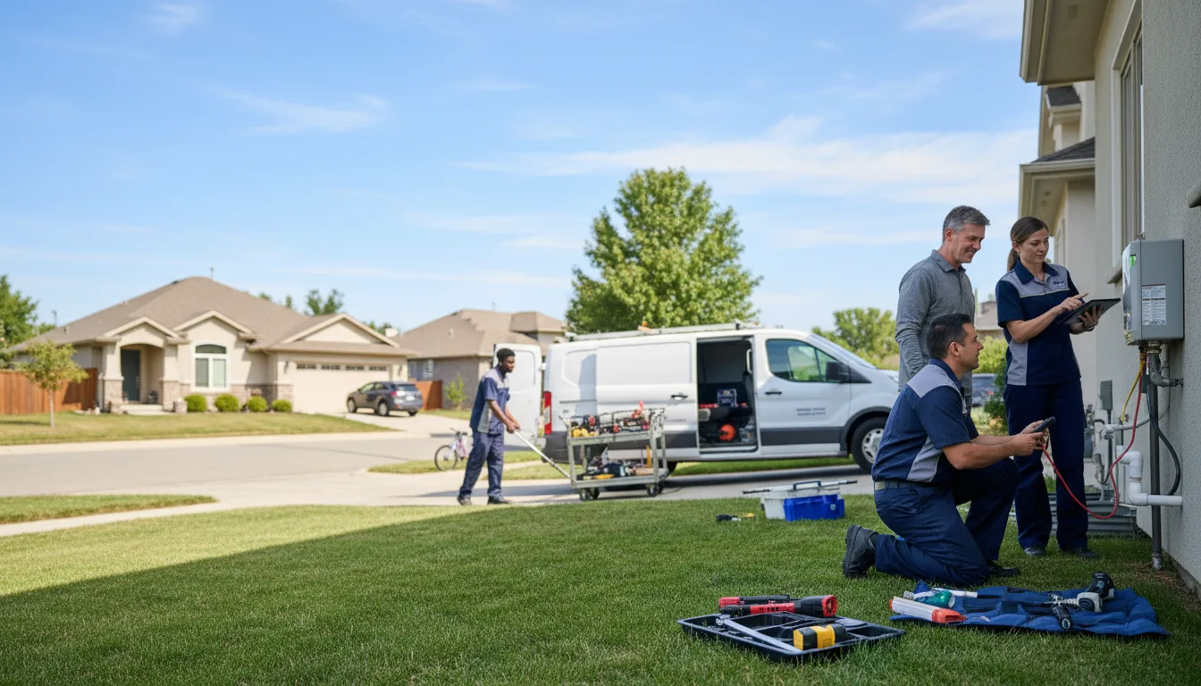 Tankless water heater service in Lockbourne, OH